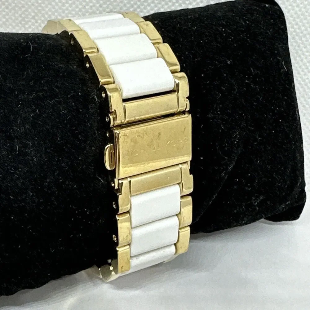 Michael Kors Parker MK6119 Women's Two Tone Analog Dial Quartz Wrist Watch NUL63
